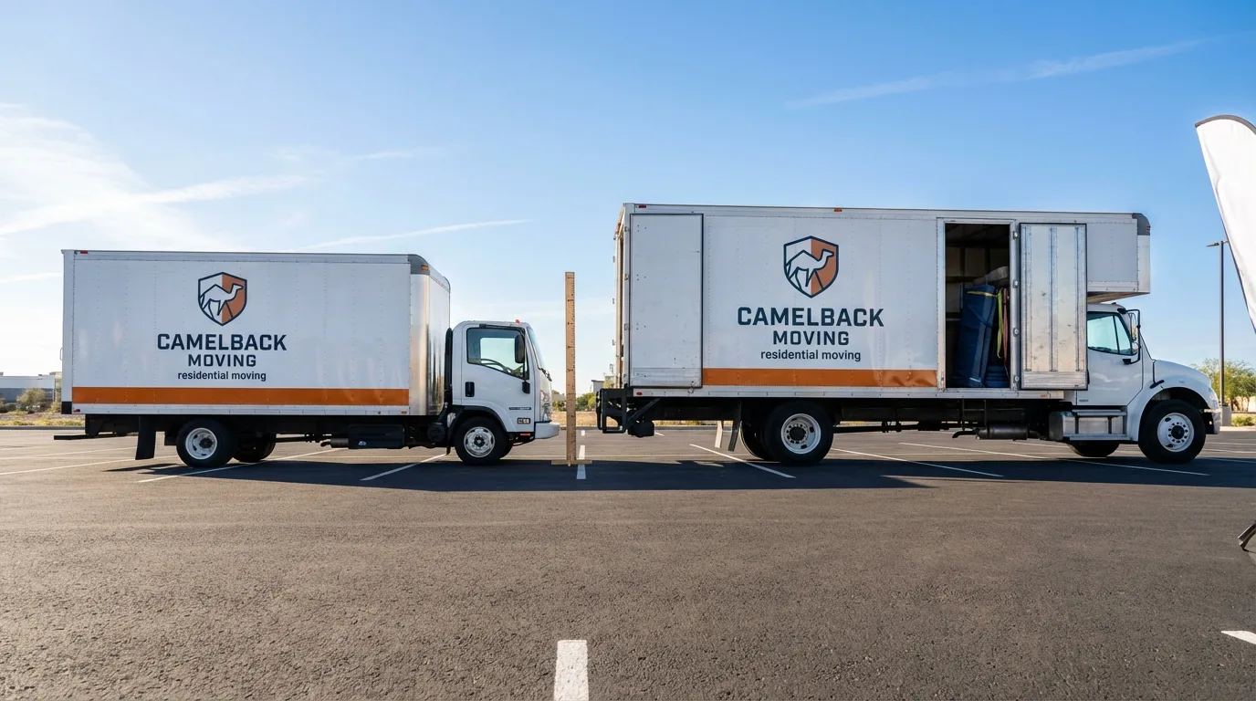 Moving truck size capacity guide in Pinedale